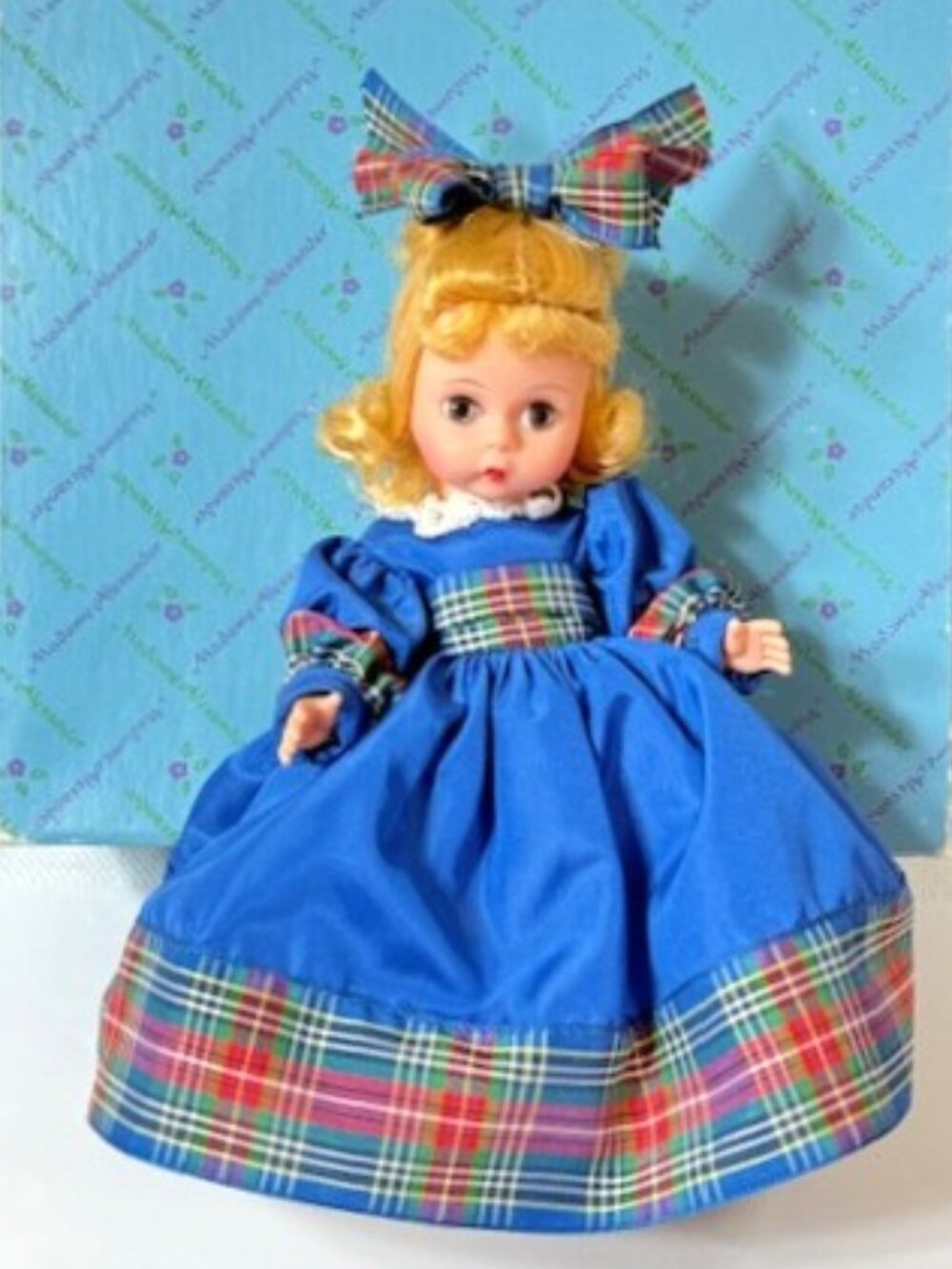 Madame Alexander restrung 8" Amy doll.